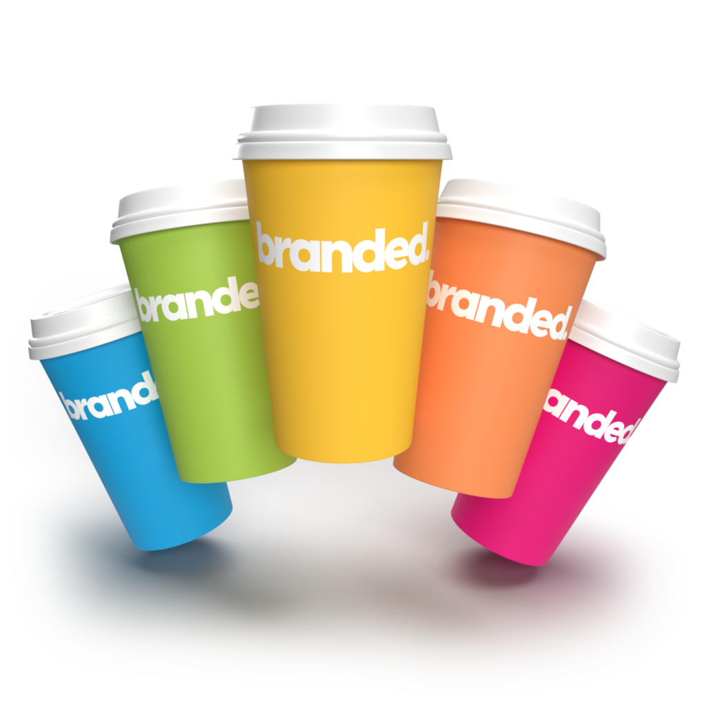 Branded Merchandise Jersey Coffee cup Rainbow