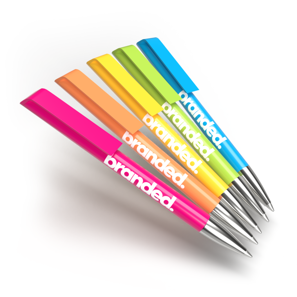 Branded Merchandise Jersey Rainbow Pens