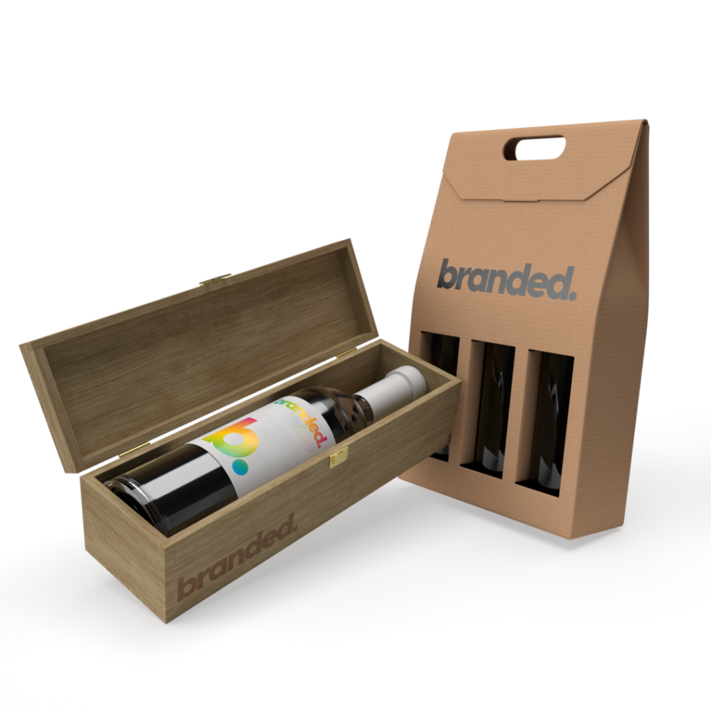 Wine Gifts Packaging branded.je Branded Alcohol